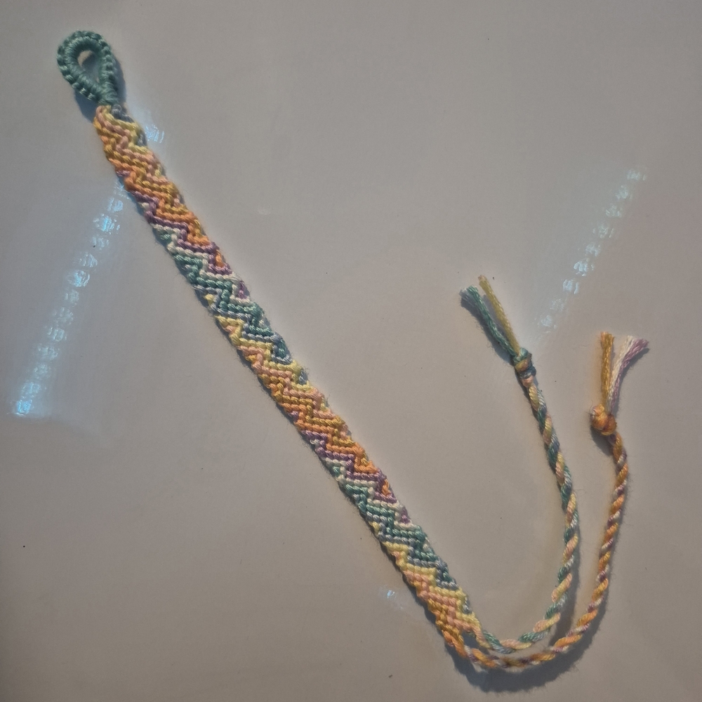 Handmade Pastel Friendship Bracelet